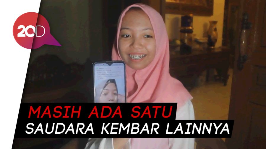 Ekspresi Nadya Temukan Saudara Kembarnya yang Terpisah 16 Tahun