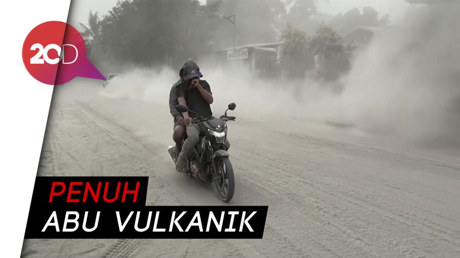 Penampakan Kota Tagaytay, Diselimuti Abu Vulkanik Gunung Taal