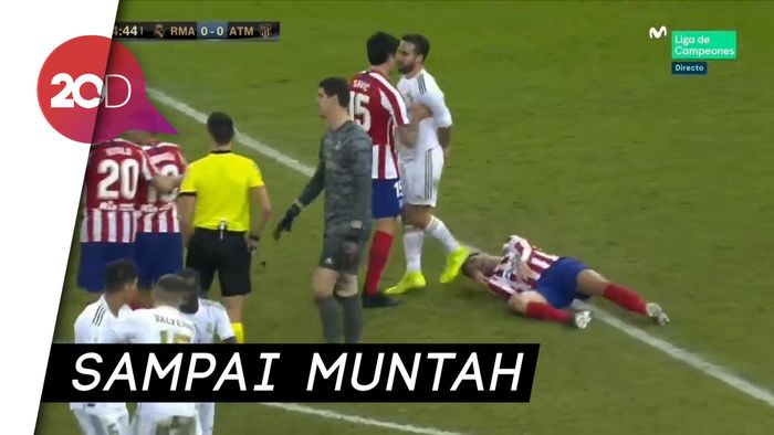 Malangnya Morata: Ditekel Valverde, Kepala Terinjak Carvajal