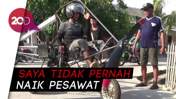 Pesawat Rakitan Montir di Pinrang Bisa Terbang