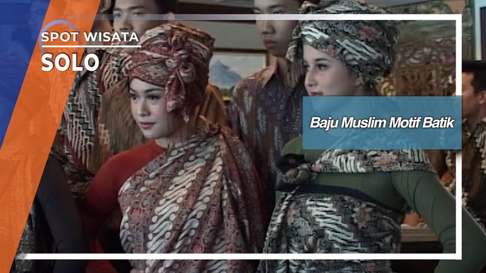 Baju Muslim Motif Batik, Solo