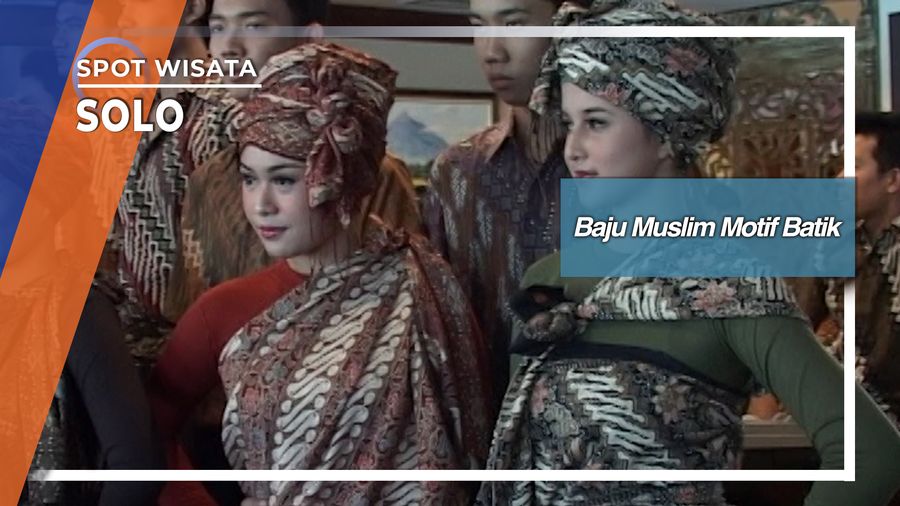 Baju Muslim Motif Batik, Solo