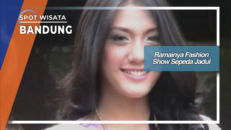 Ramainya Fashion Show Sepeda Jadul, Bandung