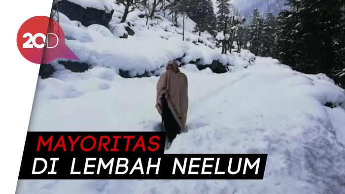Longsor Salju di Kashmir, 100 Orang Tewas