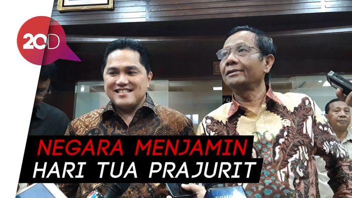Erick Sebut Keuangan Asabri Stabil, Mahfud Minta Prajurit Tak Khawatir