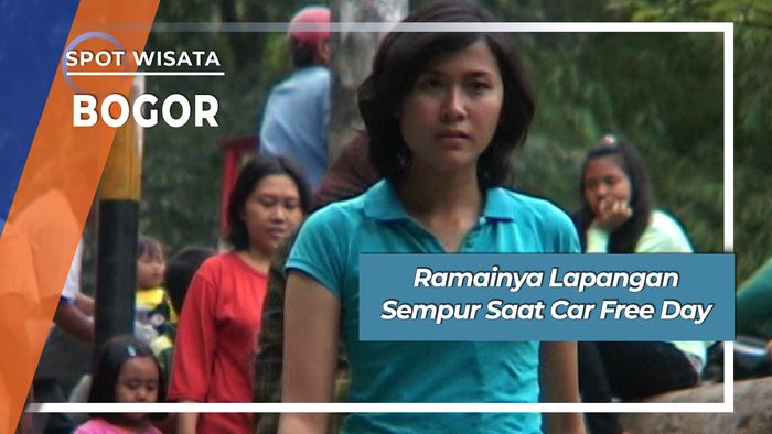 Lapangan Sempur Saat Car Free Day Bogor