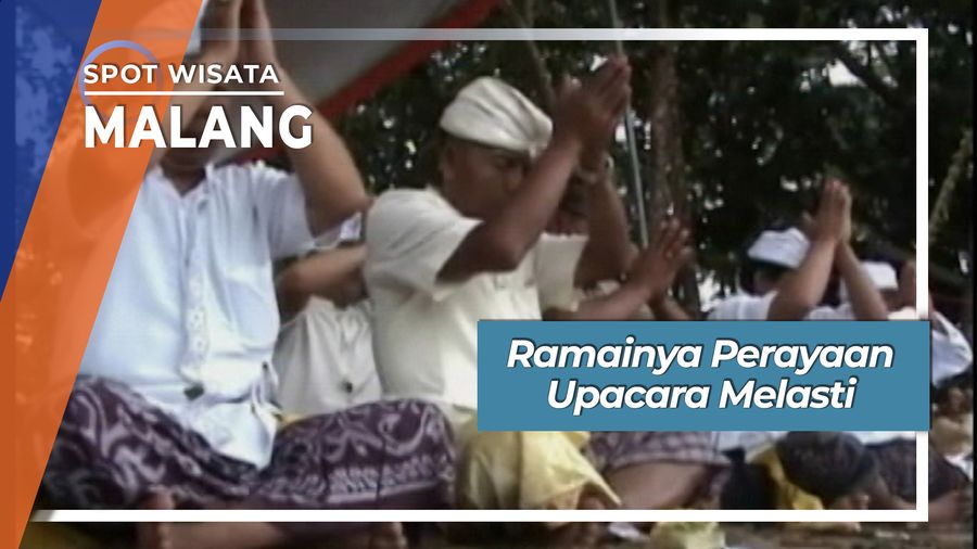 Perayaan Upacara Melasti di Malang
