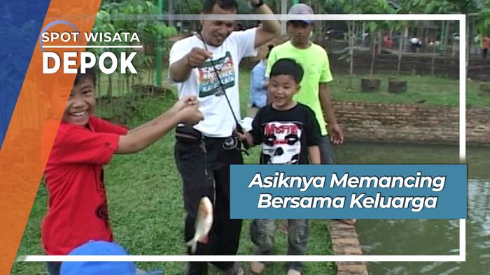 Asiknya Memancing Bersama Keluarga, Depok