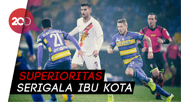 AS Roma Sikat Parma Dua Gol Tanpa balas