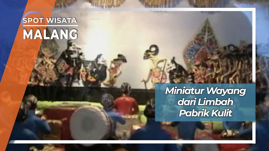 Wayang Mini Pak Rahmat dari Limbah Pabrik Krupuk Malang