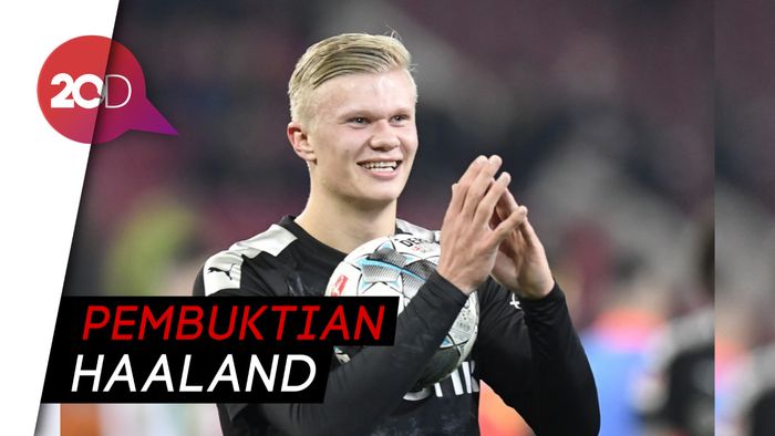 Hattrick Haaland di Laga Debut Bersama Dortmund