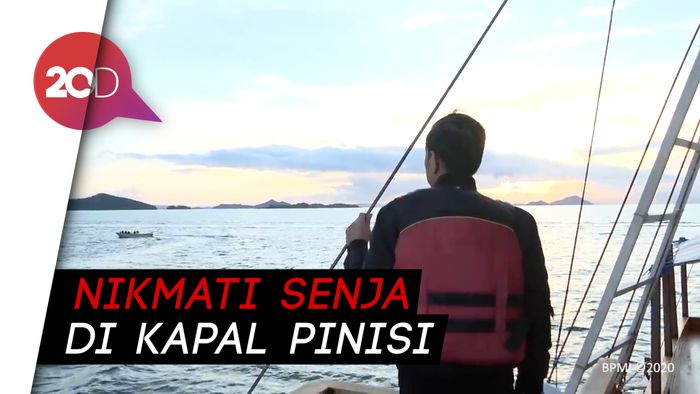 Kunker ke Labuan Bajo, Jokowi Cek Kelaikan Kapal Pinisi