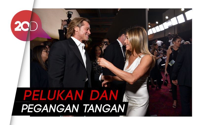 Manisnya Pertemuan Brad Pitt dan Jennifer Aniston di SAG Awards