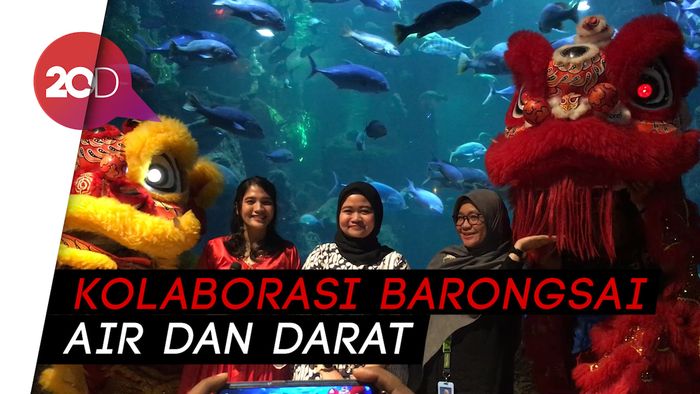 SeaWorld Ancol Singgung Isu Banjir di Perayaan Imlek Tahun Ini