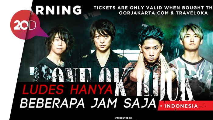 Tiket Konser One Ok Rock di Jakarta Sold Out!