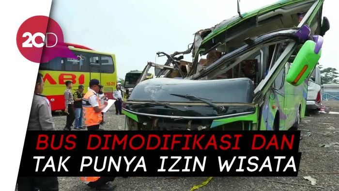 Bus Maut Kecelakaan di Subang Ternyata Sudah Dimodifikasi