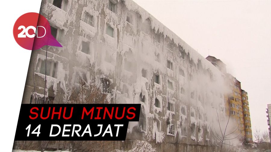Cuaca Dingin Ekstrem, Apartemen di Rusia Nyaris Beku