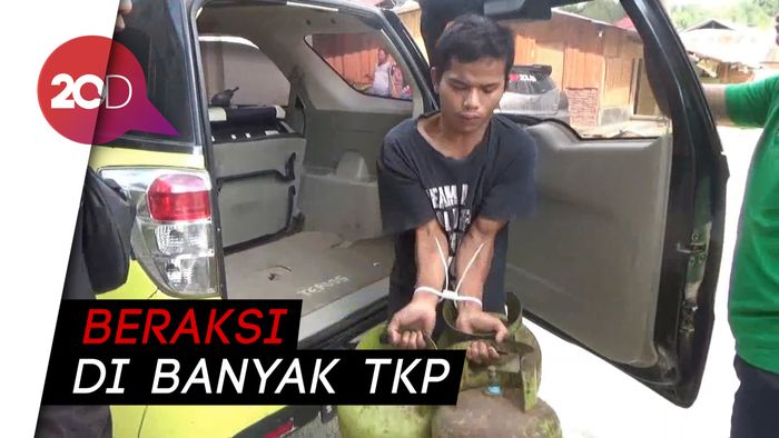 Nyolong Puluhan Tabung Gas Melon, Bilbo Dicokok Polisi!