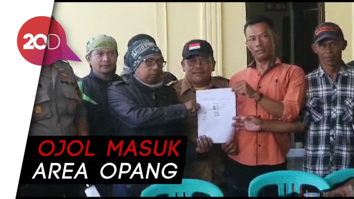 Opang dan Ojol Nyaris Bentrok di Sukabumi, Polisi Meredam