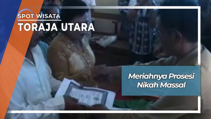 Prosesi Nikah Massal, Toraja Utara