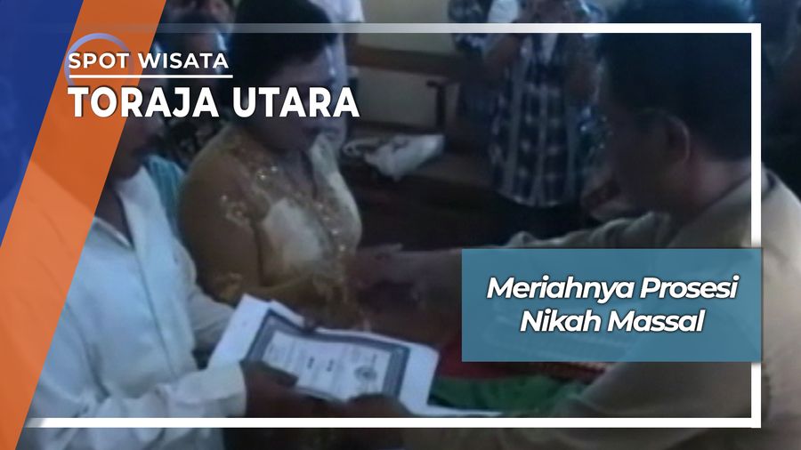 Prosesi Nikah Massal, Toraja Utara