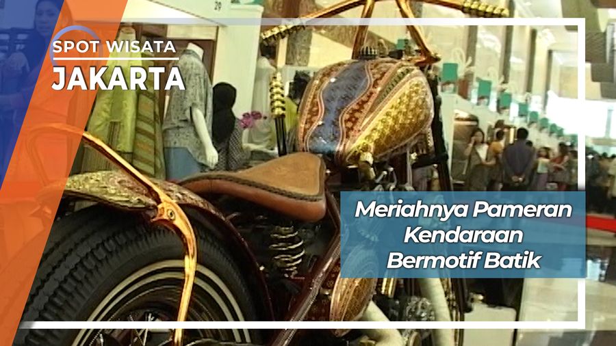 Pameran Kendaraan Bermotif Batik di Jakarta