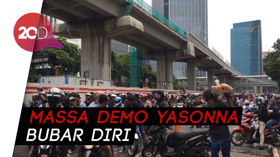 Aksi 221 Priok Bersatu Bubar, Lalu Lintas di Jalan Rasuna Said Lancar