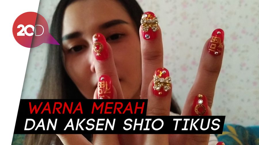 Kreasi Nail Art Bertema Imlek Diburu Pelanggan