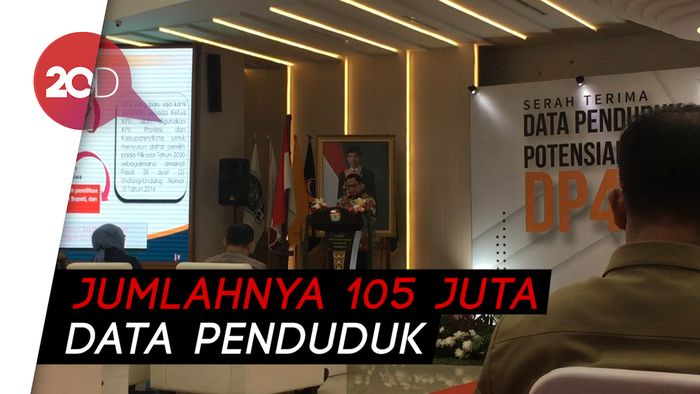 Mendagri Serahkan DP4 ke KPU