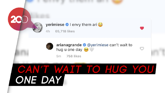 Balasan Manis Ariana Grande untuk Yeri Red Velvet di Instagram