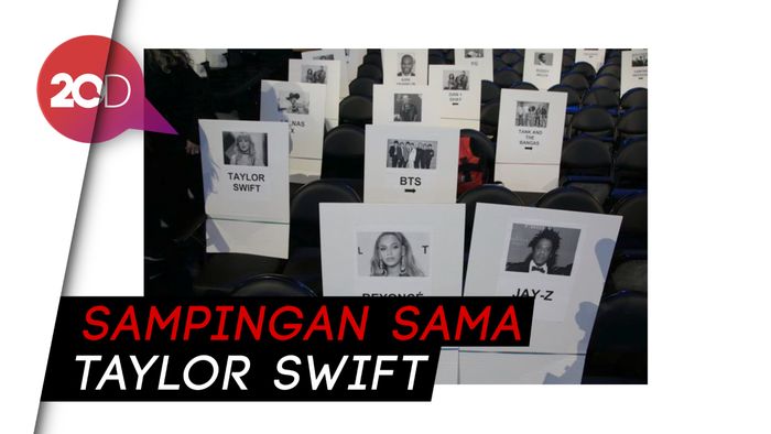 Heboh! BTS Duduk di Belakang Beyonce di Grammy 2020