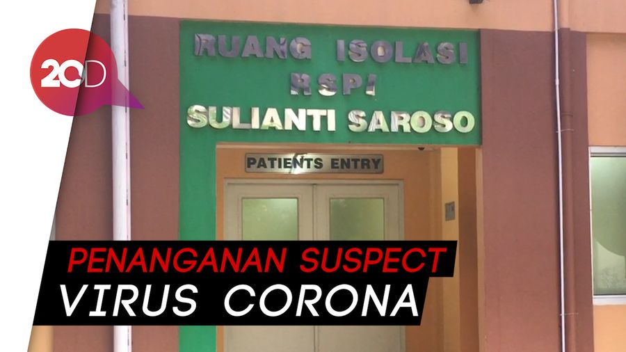 Suasana Ruang Isolasi Pasien Suspect Corona di RSPI Sulianti Saroso