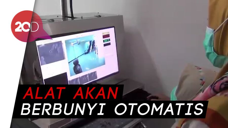 Antisipasi Corona, Bandara Haluoleo Sultra Pasang Pendeteksi Suhu