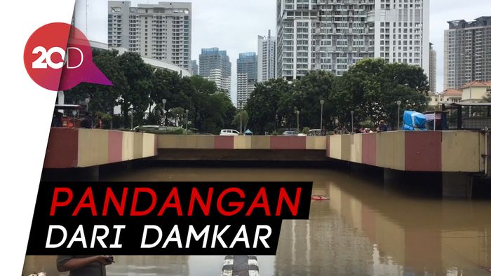 Banjir Underpass Kemayoran Belum Surut, Ini Penyebabnya