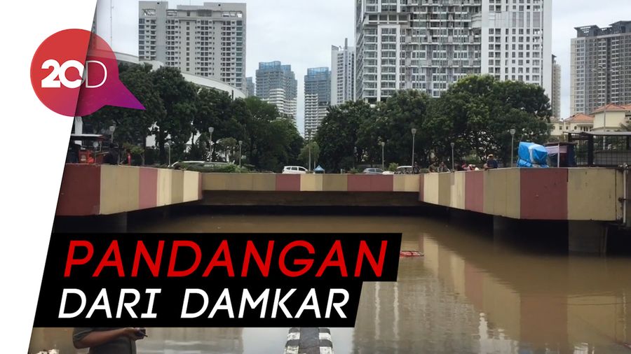Banjir Underpass Kemayoran Belum Surut, Ini Penyebabnya