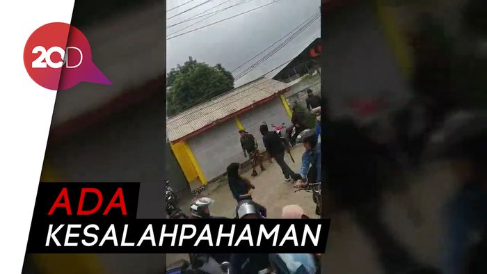 Bentrok Massa di Sukabumi Gegara Video Viral
