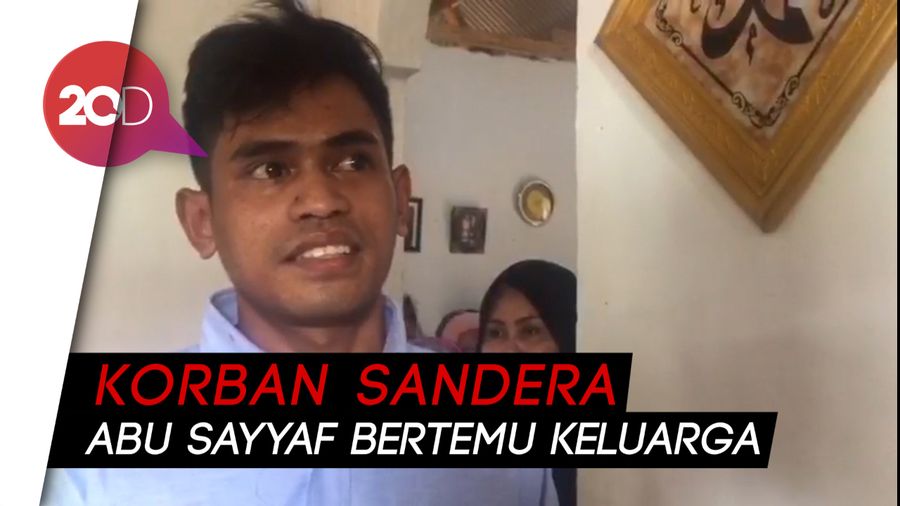 Suasana Haru Korban Sandera Abu Sayyaf Bertemu Keluarga