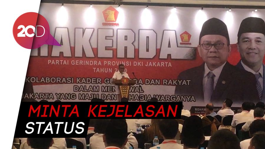 Gerindra Minta Kejelasan Status Jakarta Saat Tak Lagi Jadi Ibu Kota