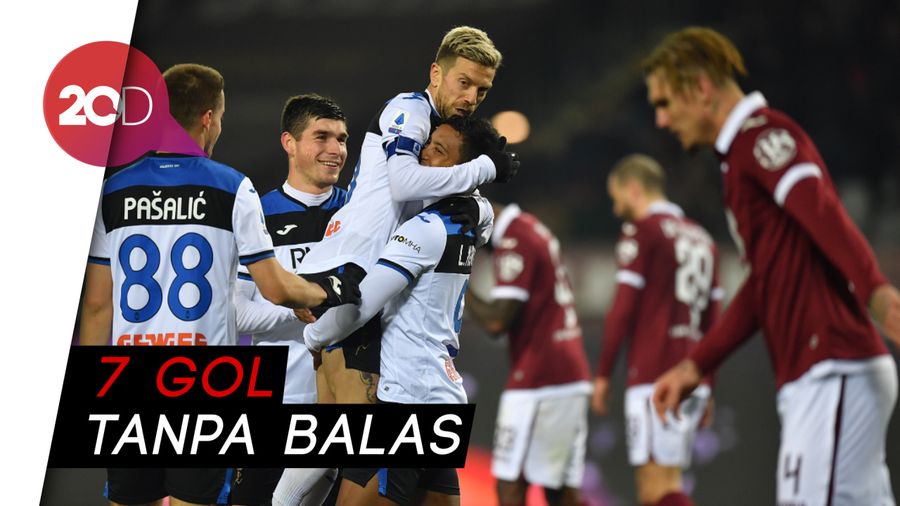  Pesta Gol Atalanta di Kandang Torino