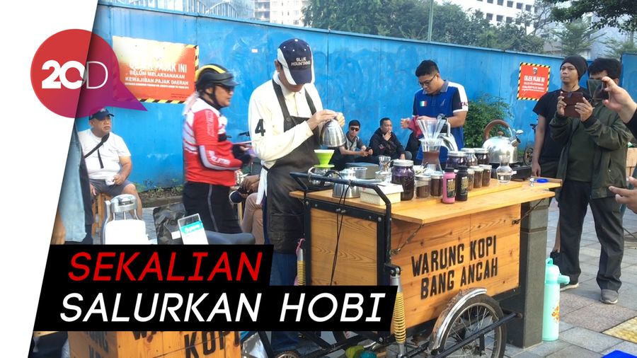  Sosialisasi Maju Cawagub DKI, Nurmansjah Lubis Bagi Kopi Gratis