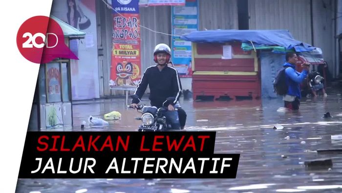 Banjir Akibat Luapan Citarum, Akses Jalan Dayeuhkolot-Baleendah Putus!