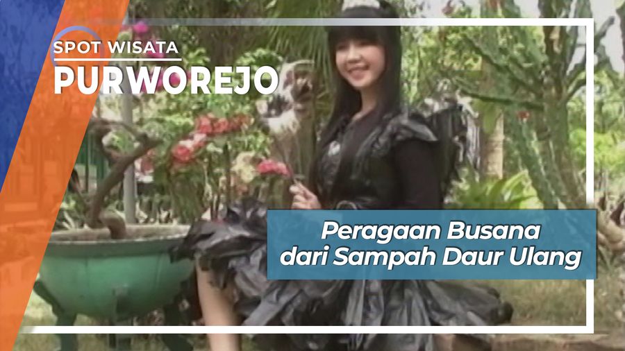 Peragaan Busana dari Sampah Daur Ulang, Purworejo