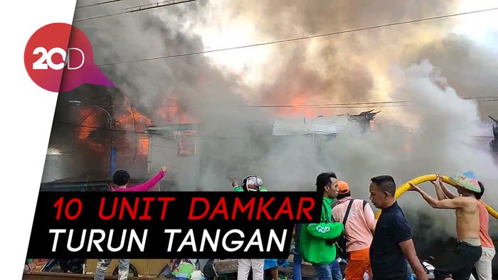 Si Jago Merah Lahap Permukiman di Peningaran Timur Jaksel!