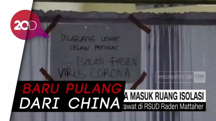 Diduga Terjangkit Virus Corona, Seorang Warga Diisolasi di RSUD Jambi