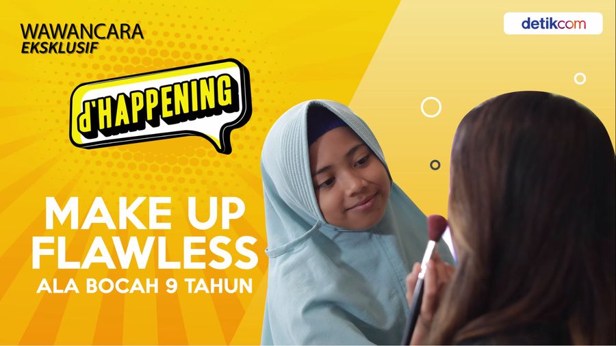 Sebentar Lagi! dHappening Makeup Tanpa Cela Bocah Usia 9 Tahun