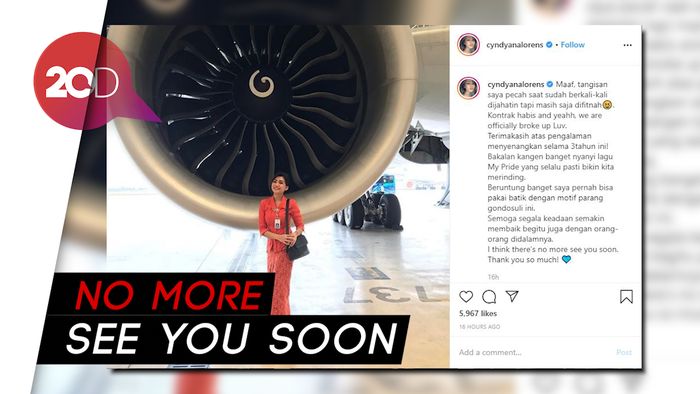 Adik Kriss Hatta Keluar dari Garuda