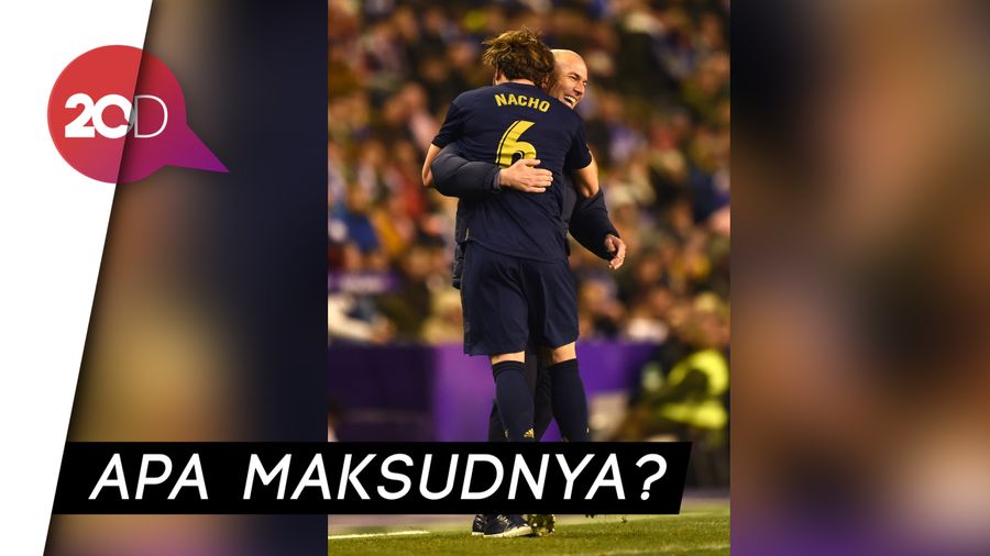 Ini Alasan Nacho Peluk Zidane Usai Cetak Gol