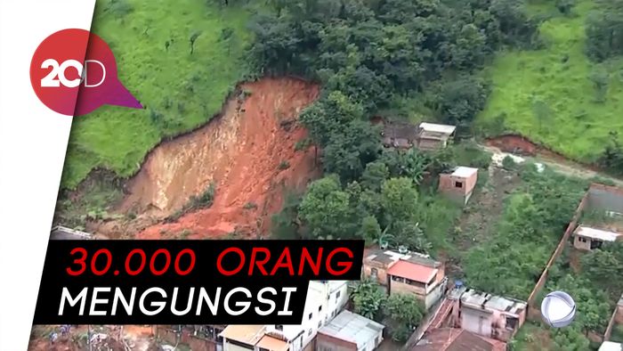  Longsor di Brasil, 54 Orang Tewas dan 18 Orang Hilang