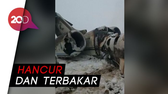 Pesawat Jatuh di Afghanistan yang Diklaim Taliban Milik AS