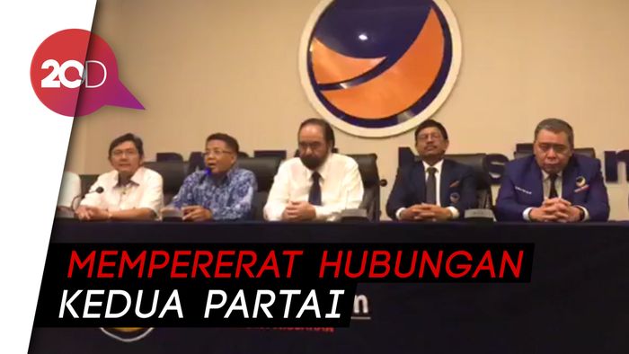 Bertemu Surya Paloh, Sohibul Iman Ungkit Pelukan Kebangsaan